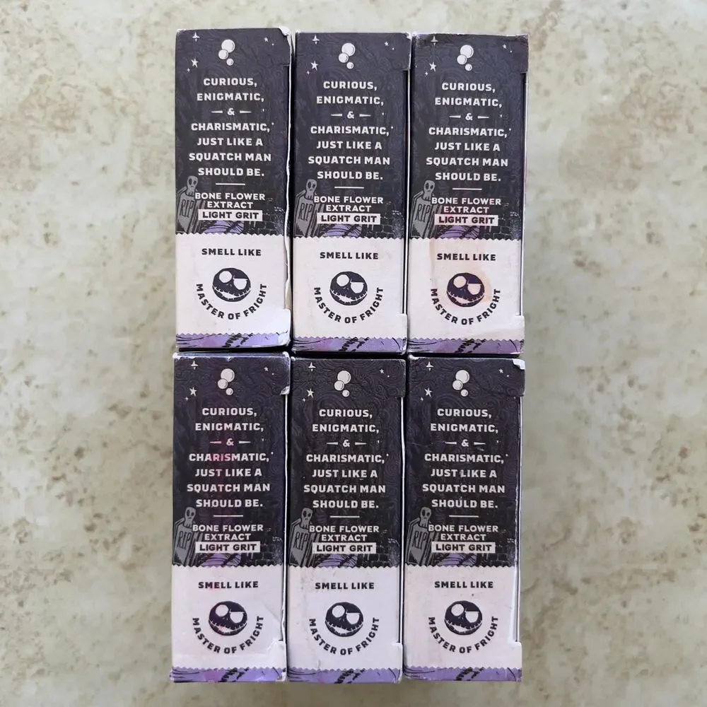 6 pk - DR. SQUATCH Halloween Natural Bar Soap Limited Edition Skellington's Suds